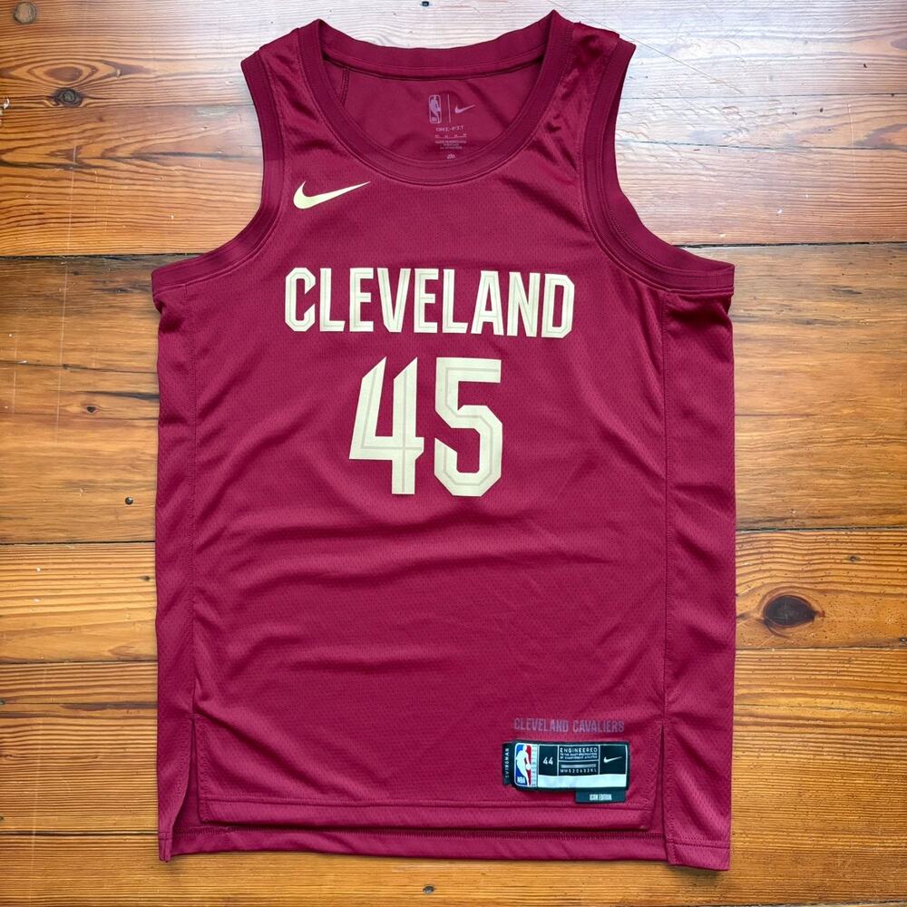 Nike Donovan Mitchell Cleveland Cavaliers Icon Edition Swingman Jersey Size 44 M